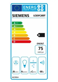 SIEMENS LC65FCJ00T - Davlumbaz