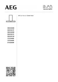 AEG DTX3840B - Range hood