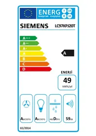 SIEMENS LC97KPJ20T - Davlumbaz