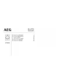 Leiðarvísir AEG LR734EX4E þvottavél