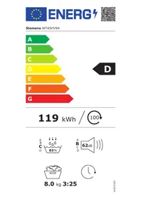 SIEMENS WT43HV94 - Sèche-linge