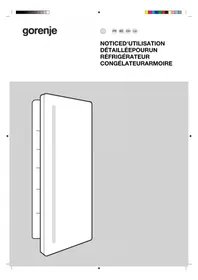 Notice GORENJE RBI512E21 Réfrigérateur
