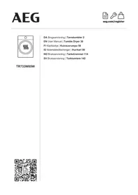 Leiðarvísir AEG TR733W85W þvottavél