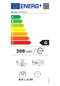 SIEMENS WT43N209NL - Sèche-linge