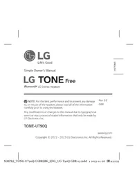 Tone Free TONE-UT90Q LG