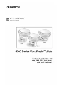 Manual DOMETIC VACUFLUSH 5048 Toilet