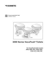 Manual DOMETIC VACUFLUSH 5047 Toilet