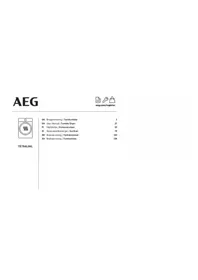 Leiðarvísir AEG TE784L84L þurrkara
