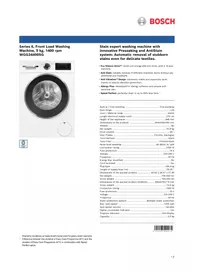 BOSCH WGG24400SG - Sèche-linge