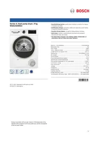 BOSCH WQG24200GC - Sèche-linge