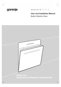 Instrukcja GORENJE BO6635E01BG Piekarnik