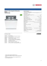 Notice BOSCH SMV6ZCX24E Lave-vaisselle