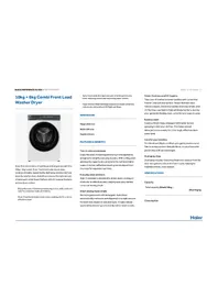 HAIER HWD1060NW1 - Lave-linge
