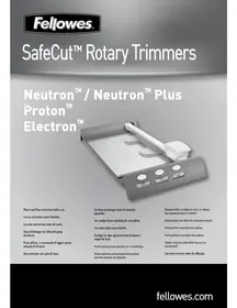 FELLOWES PROTON - Massicot électrique