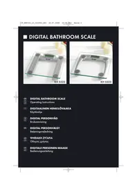 BALANCE KH 5522 / 5523 DESIGN BATHROOM SCALE - Kylpyhuoneen vaaka