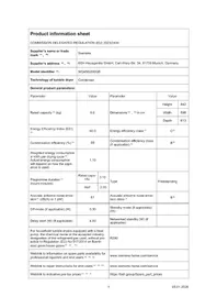 Notice SIEMENS WQ45G200GB Sèche-linge