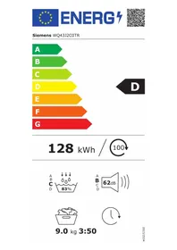 Notice SIEMENS WQ43J2C0TR Sèche-linge