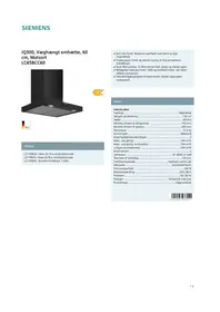 Notice SIEMENS LC65BCC60 Hotte