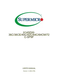 X14SDW-36C-SP9F Supermicro