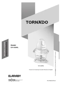 Notice TORNADO CH-400ML Robot ménager