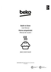 Manual BEKO BBIE123001XDAR Horno