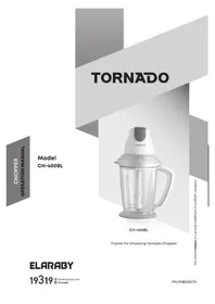 Notice TORNADO CH-400BL Robot ménager