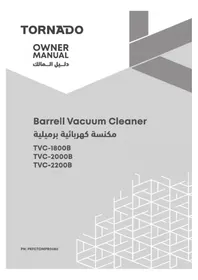 Notice TORNADO TVC-2000B Aspirateur