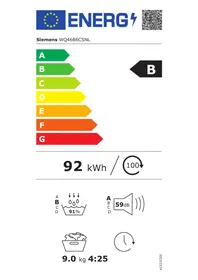 Notice SIEMENS WQ46B6CSNL Sèche-linge