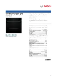 Notice BOSCH HUA716EA0I Four