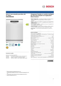 Notice BOSCH SMS4HMW08E Lave-vaisselle