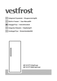 Brugsanvisning VESTFROST VIF 21177 DOD NOFROST Fryser