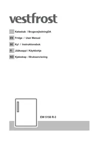 Brugsanvisning VESTFROST EW 5150 R-3 Køleskab