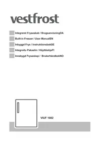Brugsanvisning VESTFROST VIUF 1082 Fryser