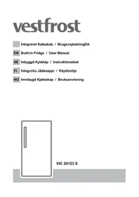 Manual VESTFROST VIC 20123 S Refrigerator