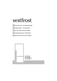 Manual VESTFROST VCF 20186 Refrigerator