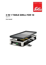 3 in 1 Table Grill 7911 Solis
