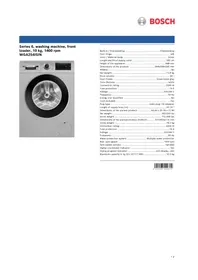 Notice BOSCH WGA254ISIN Sèche-linge