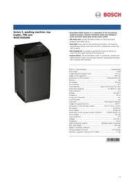 Notice BOSCH WOE70AG0IN Sèche-linge