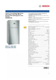 Notice BOSCH KDN86HIE0M Réfrigérateur