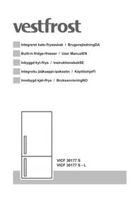 Manual VESTFROST VICF 30177 S Refrigerator