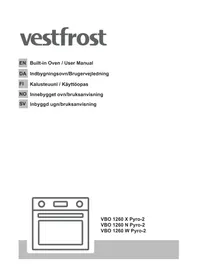 Manual VESTFROST VBO 1260 W PYRO-2 Oven