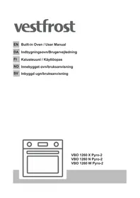 Manual VESTFROST VBO 1260 X PYRO-2 Oven