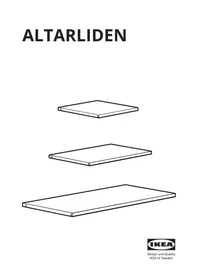 Notice IKEA ALTARLIDEN 705.966.76 Non catégorisé