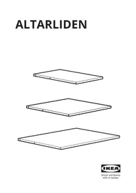 Notice IKEA ALTARLIDEN 705.966.81 Non catégorisé