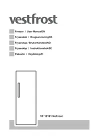 Manual VESTFROST VF 10191 NOFROST Freezer