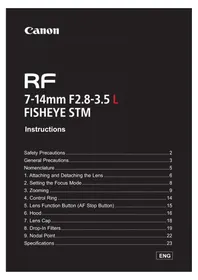 RF 7-14mm F2.8-3.5 L FISHEYE STM CANON
