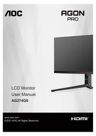 AGON AG274QS AOC