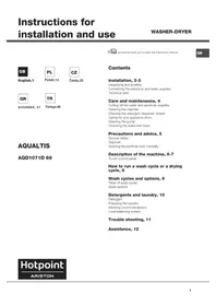 AQD1071D 69 Hotpoint Ariston