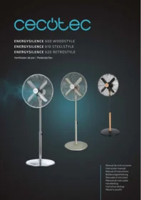 Notice CECOTEC VENTILADOR DE PIE ENERGYSILENCE 600 WOODSTYLE M Fopspenen