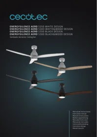 Notice CECOTEC VENTILADOR DE TECHO ENERGYSILENCE AERO 5350 DESIGN Fopspenen